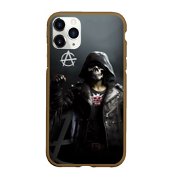 Чехол для iPhone 11 Pro Max матовый Зомби анархист