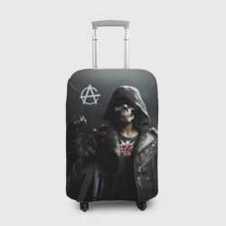 Чехол для чемодана 3D Зомби анархист