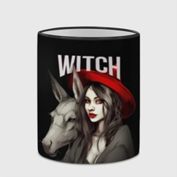 Кружка с полной запечаткой Ведьма с ослом - фото 2