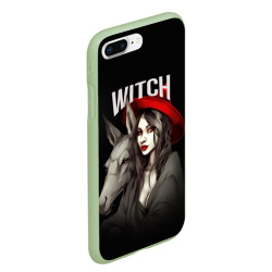 Чехол для iPhone 7Plus/8 Plus матовый Ведьма с ослом - фото 2