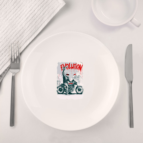Набор: тарелка + кружка Evolution - motorcycle - фото 4