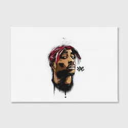 Холст прямоугольный 2Pac - Тупак Шакур - фото 2