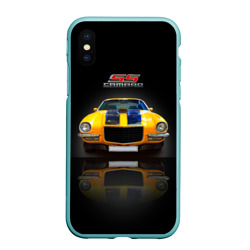 Чехол для iPhone XS Max матовый Американский спорткар 1970 года Camaro SS