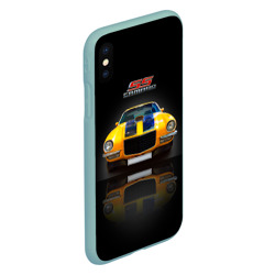 Чехол для iPhone XS Max матовый Американский спорткар 1970 года Camaro SS - фото 2