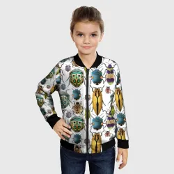 Детский бомбер 3D Кислотные жуки - фото 2