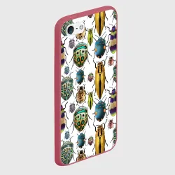 Чехол для iPhone 5/5S матовый Кислотные жуки - фото 2