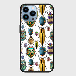 Чехол для iPhone 14 Pro Max Кислотные жуки