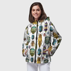 Женская ветровка 3D Кислотные жуки - фото 2