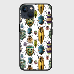 Чехол для iPhone 14 Кислотные жуки