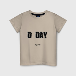 Детская футболка хлопок D day Agust d