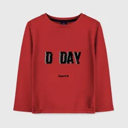 Детский лонгслив хлопок D day Agust d