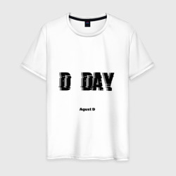 D day Agust d – Мужская футболка хлопок с принтом купить со скидкой в -20%