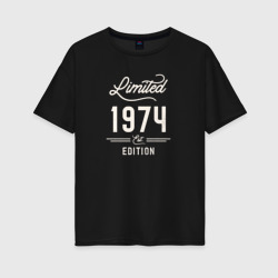 Женская футболка хлопок Oversize 1974 ограниченный выпуск