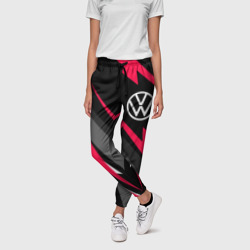 Женские брюки 3D Volkswagen fast lines - фото 2