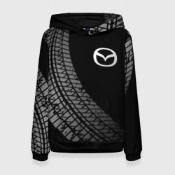 Женская толстовка 3D Mazda tire tracks