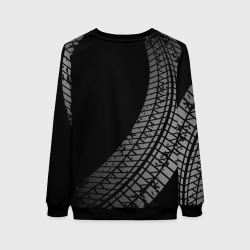 Женский свитшот 3D Mazda tire tracks, цвет 3D печать - фото 2