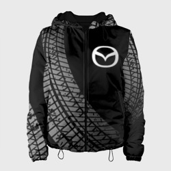 Женская куртка 3D Mazda tire tracks
