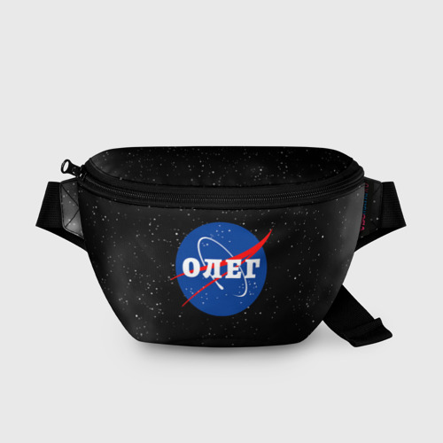 Поясная сумка 3D с принтом Олег Наса космос, вид спереди #2