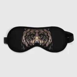 Маска для сна 3D Медведь в этническом стиле