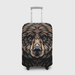 Чехол для чемодана 3D Медведь в этническом стиле