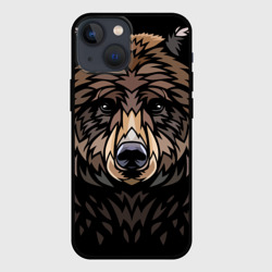 Чехол для iPhone 13 mini Медведь в этническом стиле