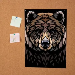 Постер Медведь в этническом стиле - фото 2