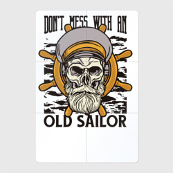 Магнитный плакат 2Х3 Don't mess with an old Sailor