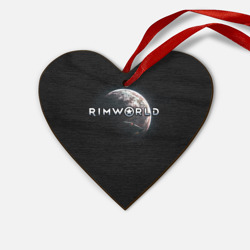 Деревянная игрушка Сердце Rimworld planet