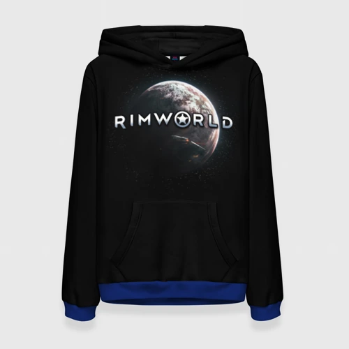 Женская толстовка 3D с принтом Rimworld planet, вид спереди #2