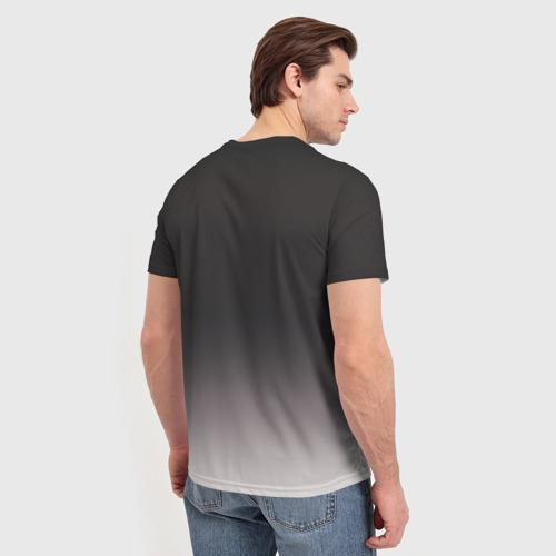 Мужская футболка 3D с принтом Томо чан, вид сзади #2