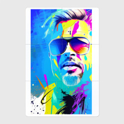 Магнитный плакат 2Х3 Brad Pitt - sketch - pop art