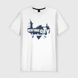 Мужская футболка хлопок Slim City New York