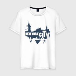 Мужская футболка хлопок City New York
