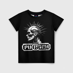 Детская футболка 3D Пурген Киберпанк