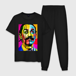 Мужская пижама хлопок Salvador Dali - pop art - sketch