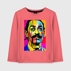 Детский лонгслив хлопок Salvador Dali - pop art - sketch