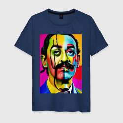 Мужская футболка хлопок Salvador Dali - pop art - sketch