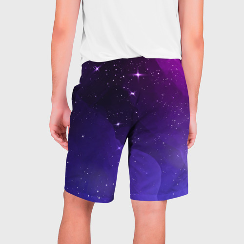 Мужские шорты 3D с принтом Queen просто космос, вид сзади #1