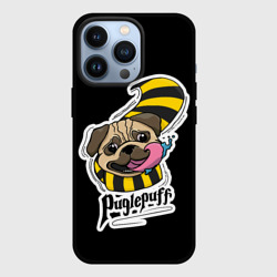 Чехол для iPhone 13 Pro Puglepuff Dogwarts black