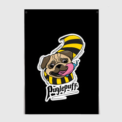 Постер Puglepuff Dogwarts black