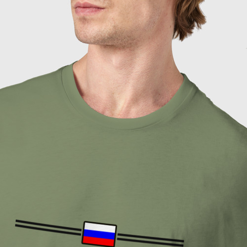 Мужская футболка хлопок с принтом Орехово-Зуево решает все, фото #4