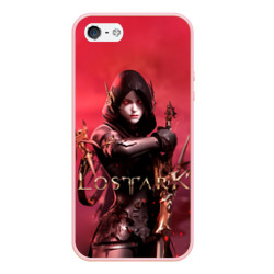 Чехол для iPhone 5/5S матовый Lost Ark - Woman Assassin