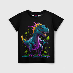 Детская футболка 3D Динозавр фэнтези