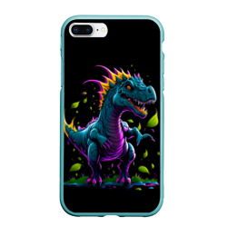 Чехол для iPhone 7Plus/8 Plus матовый Динозавр фэнтези