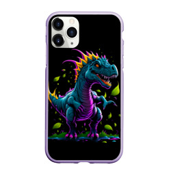 Чехол для iPhone 11 Pro матовый Динозавр фэнтези