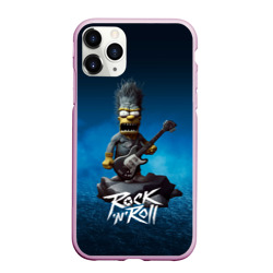 Чехол для iPhone 11 Pro Max матовый Simpson rock