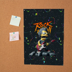 Постер Рок стиль Симпсонов - фото 2