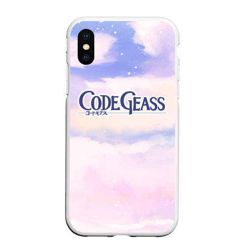 Чехол для iPhone XS Max матовый Code Geass sky clouds