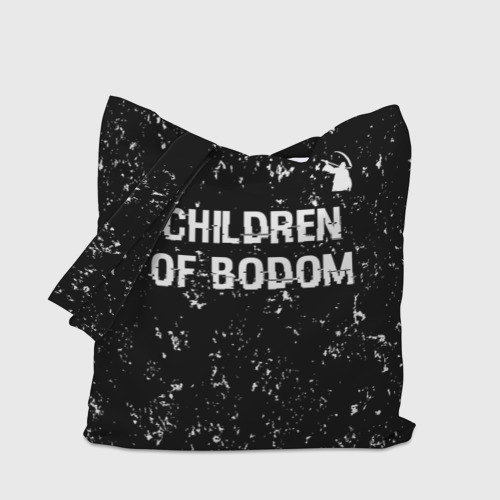 Шоппер 3D Children of Bodom glitch на темном фоне: символ сверху - фото 4