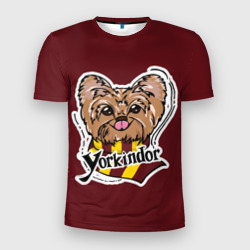 Мужская футболка 3D Slim Yorkindor Dogwarts red